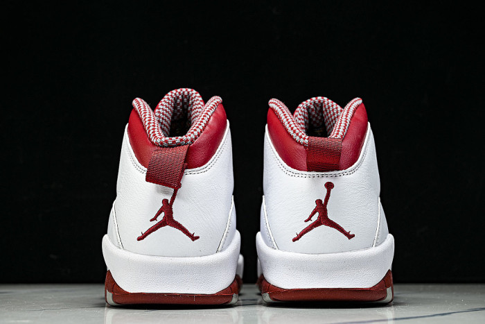 310805-161 AIR JORDAN 10 RETRO AJ10 RED/WHITE