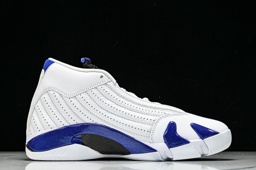 487471-104 AIR JORDAN 14 RETRO AJ14 NAVY BLUE/ MIDNIGHT BLUE/WHITE