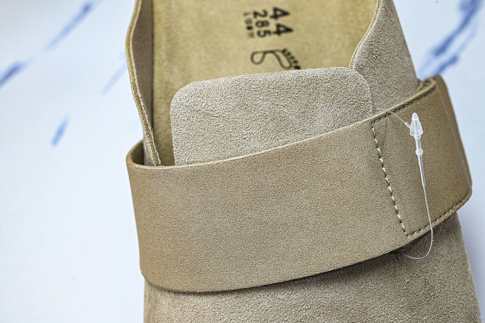 CORK SOFT SOLED ONE PIECE HALF DRAG CASUAL SHOES BROWN/LIGHT BROWN