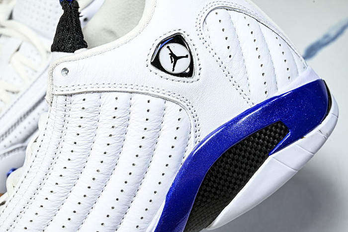 487471-104 AIR JORDAN 14 RETRO AJ14 NAVY BLUE/ MIDNIGHT BLUE/WHITE