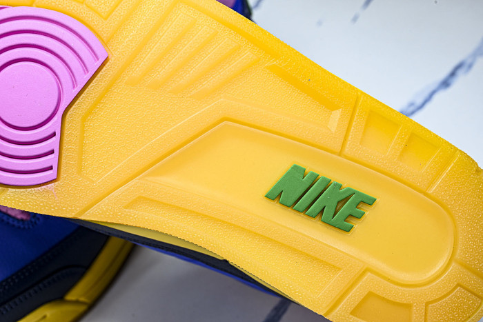 IV4871-400 AIR JORDAN 3 OG AJ3 REPLICA BASKETBALL SHOES KLEIN BLUE/PINK/YELLOW