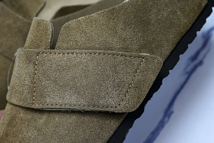 CORK SOFT SOLED ONE PIECE HALF DRAG CASUAL SHOES COFFEE/CHOCOLATE