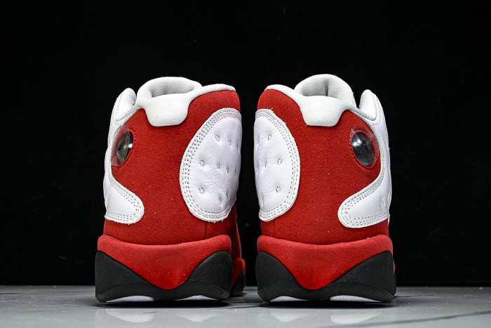 414571-122 JORDAN 13 RETRO WHITE/BLACK-TRUE RED
