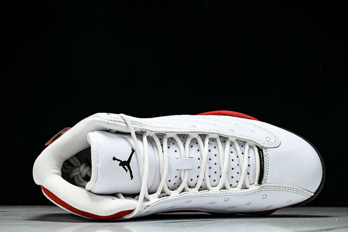 414571-122 JORDAN 13 RETRO WHITE/BLACK-TRUE RED