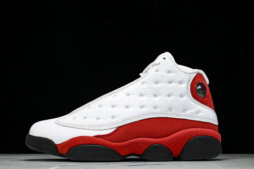 414571-122 JORDAN 13 RETRO WHITE/BLACK-TRUE RED