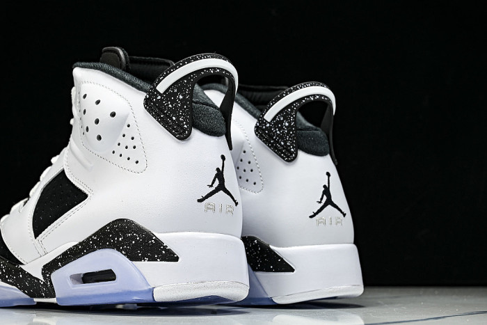 CT8529-108 AIR JORDAN AJ6 BLACK/WHITE