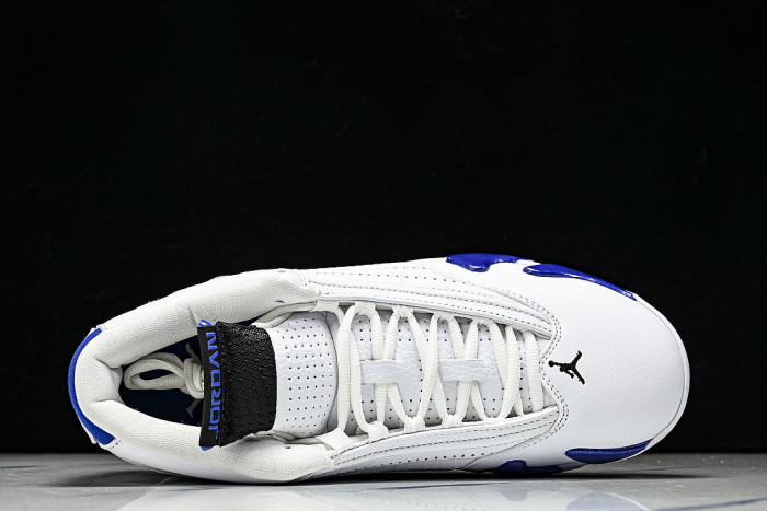 487471-104 AIR JORDAN 14 RETRO AJ14 NAVY BLUE/ MIDNIGHT BLUE/WHITE