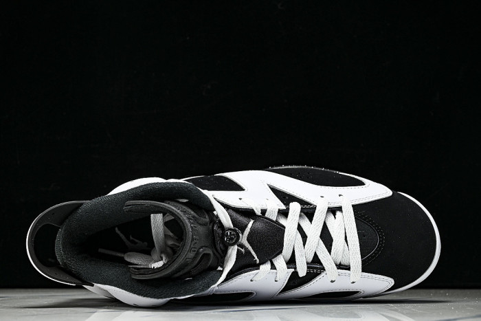 CT8529-108 AIR JORDAN AJ6 BLACK/WHITE
