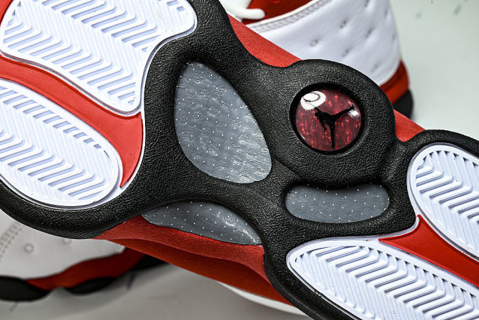414571-122 JORDAN 13 RETRO WHITE/BLACK-TRUE RED