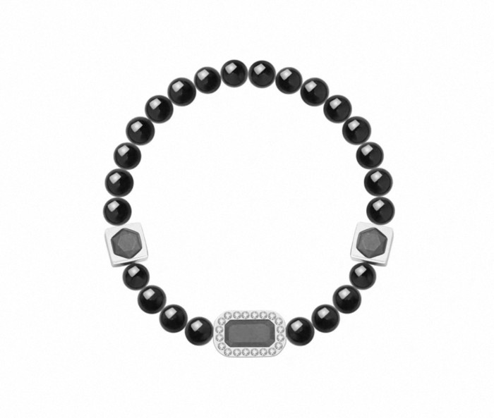 Giving your boyfriend an obsidian bracelet with tiger's eye stone will bring good luck