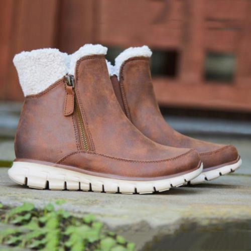 Casual Pu Winter Boots