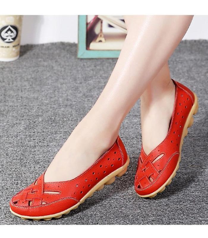 fashion Leather  Shoes For Women new arrival Round Toe  Casual Shoes Spring And Autumn Flat  shoes