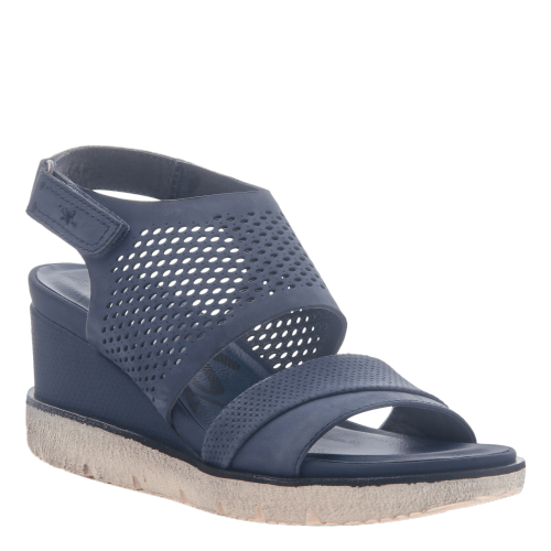 MILKY WAY in NEW BLUE Wedge Sandals
