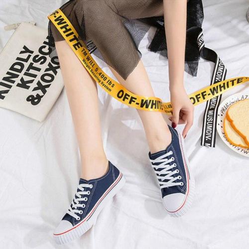 Women Canvas Shoes High Quality Sneakers 3 Times Vulcanization Fashion Low-cut Flats Skateboarding Shoes Ladies Casual Loafers