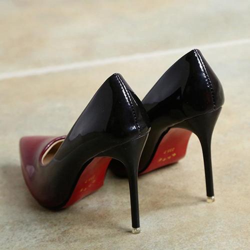Gradient Pointed High-Heeled Elegant Shoes