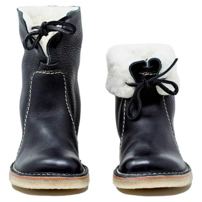Women Winter Snow Boots Warm Comfy Soft Leather Boots