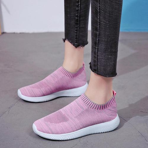 New Women Sneakers Plush Size Fashion Slip On Female Vulcanize Shoes 2020 Breathable Soft Summer Flat Casual Shoes Women VT223
