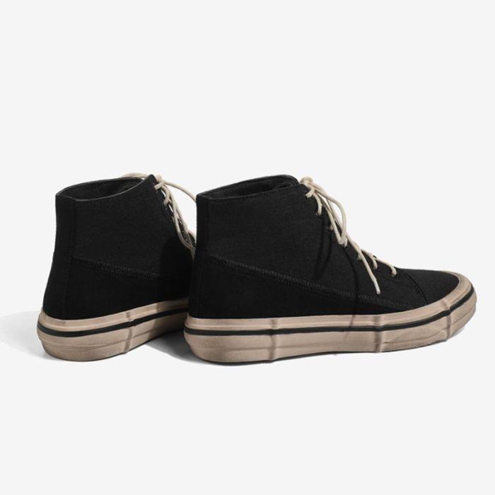 Lace-Up Fashion All Season Canvas Hi-Top Sneakers Casual Shoes