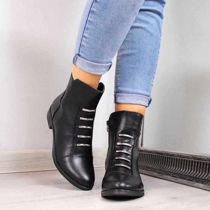 Women Casual Daily Artificial Leather Boots
