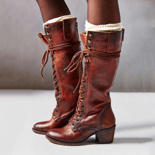 Soild Women Boots
