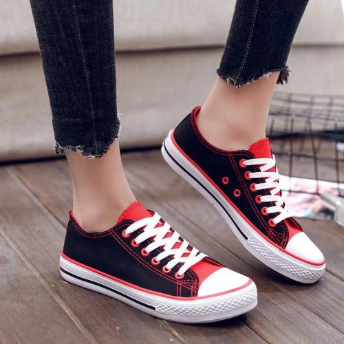 Classics Mixed Colors Women Espadrilles Low-top Flats Woman Four Seasons Popular Fashion Sneakers New Ladies Casual Canvas Shoes