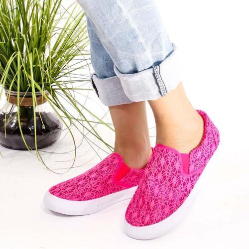 Women Round Toe Slide Flat Heel Sequin Casual Loafers