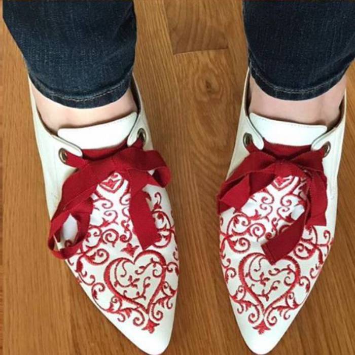 Women Comfy Vintage Slip-on Pump Shoes