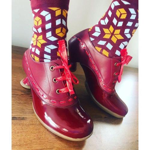 Women Lace-Up Ankle Boots