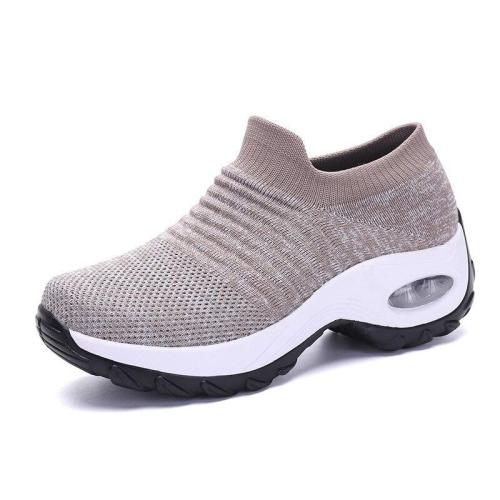 Plus Size Women Sneakers Breathable Platform Casual Shoes Female Elastic Autumn Spring Women Vulcanize Shoes Zapatos Mujer VT632