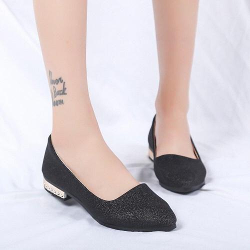 Women Flat Shoes Sequined Pointed Toe Women Boat Shoes Spring Autumn Flat Shoes Women Casual Party Flats
