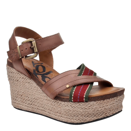 TOPSAIL in BROWN SUGAR Wedge Sandals