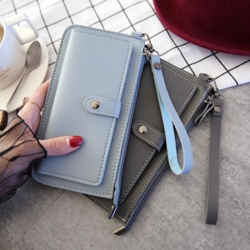 Women Long Wallet Leather Women's Purse and Wallet Design Lady Party Clutch Female Card Holder Carteras Y Bolsos De Mujer