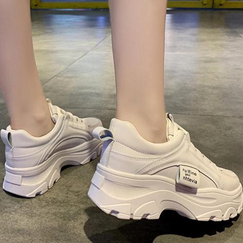 Autumn New Korean Style Women Shoes Casual Platform Solid Color Sneakers Women Casual Shoes Sneakers Zapatos De Mujer VT762