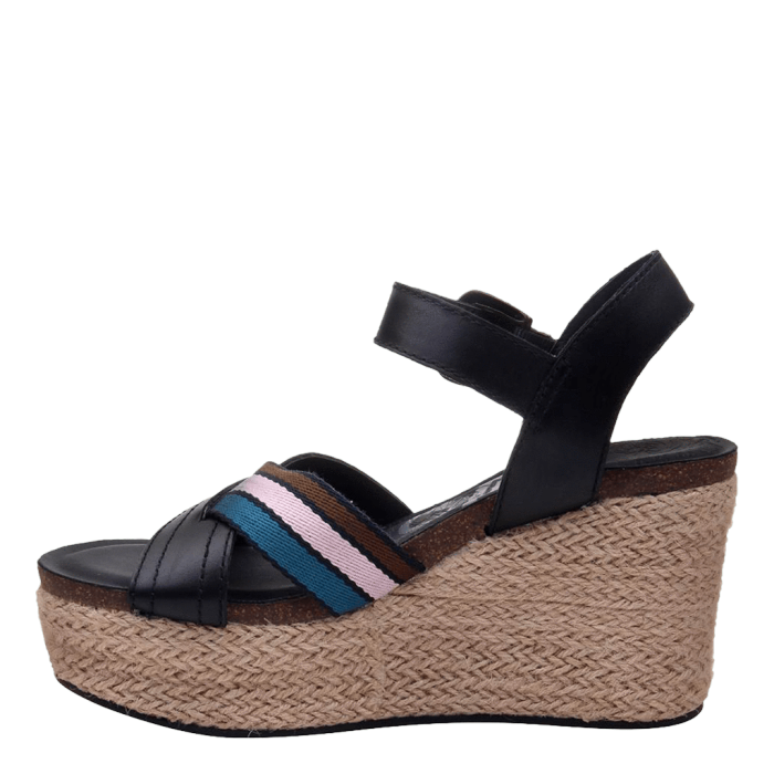 TOPSAIL in NEW BLACK Wedge Sandals