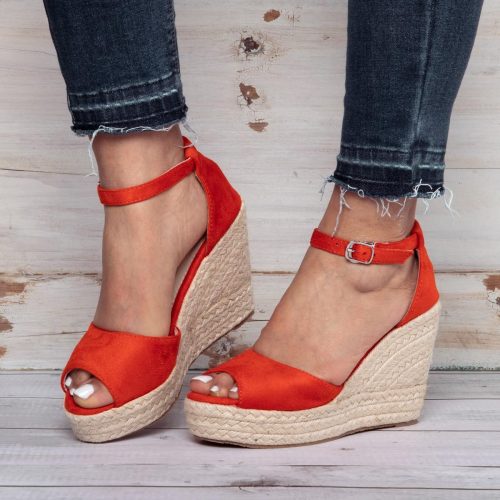 Adjustable Buckle Daily Wedges Sandals