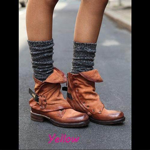 Ladies Flat Ankle Western Riding Boots