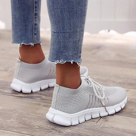 Womens Athletic Sneakers Slip On Chic Shoes