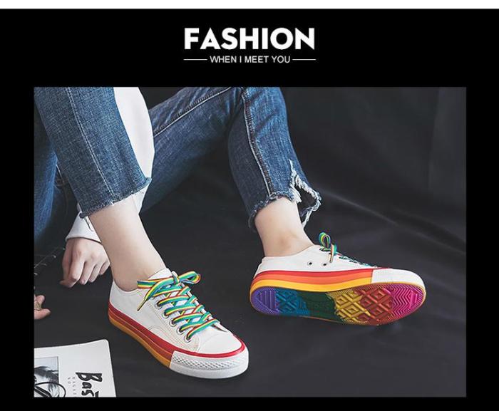 Harajuku Canvas Shoes Women Fashion Sneakers High Quality Comfortable Breathable Woman Casual Loafers Ladies Flats Vulcanize