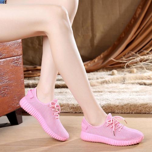 Mesh casual shoes women Breathable Lace Up white sneakers female soft lightweight summer flat Women Vulcanize Shoes 2020 VT243