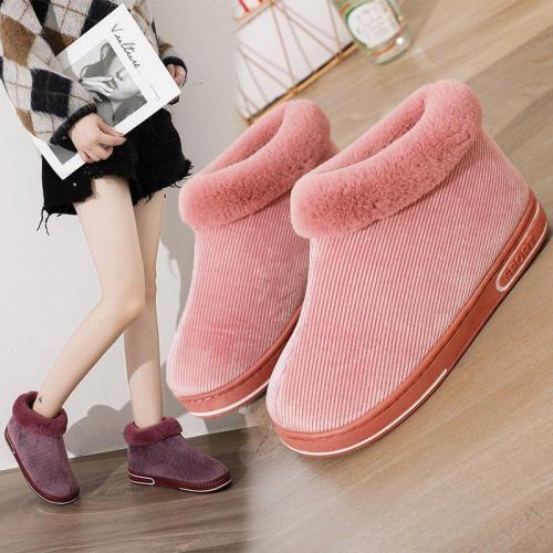 Warm Daily Housing Slip-on Ankle Boots