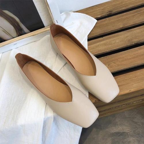 Women Handmade Slip-on Flats Soft Leather Loafers Ballet Ladies Soft Bottom Moccasins Shoes Female Zapatos Mujer Casual Shoes