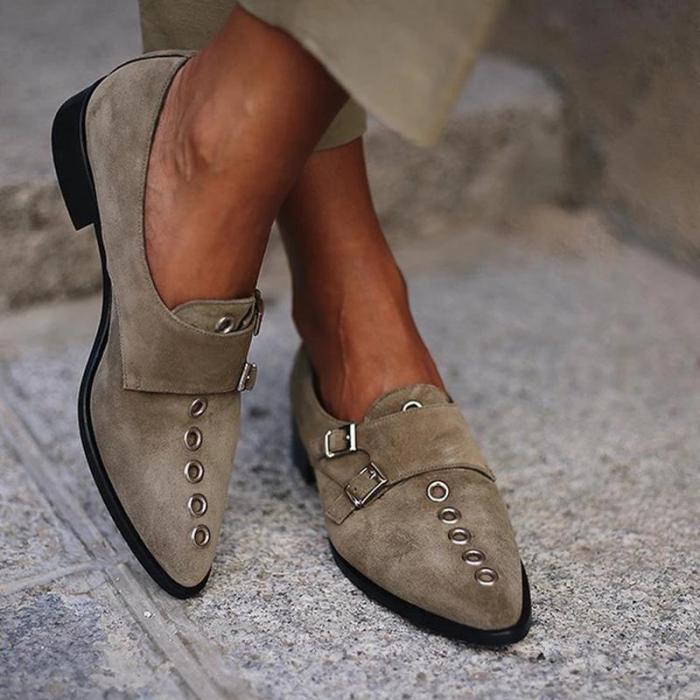 Fashion Pointed Toe Women Low Heel Plain Boots