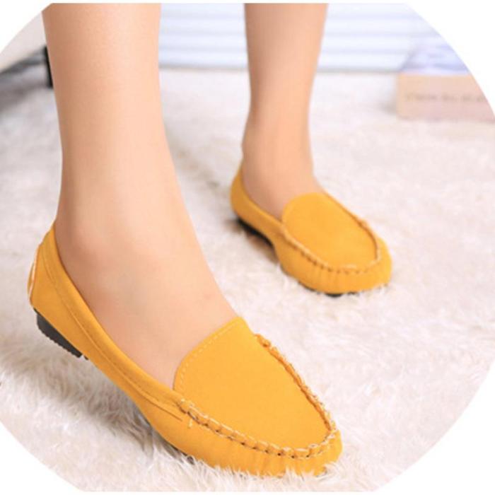 Women Canvas Bow Flat Shoes Woman  Autumn Casual Sewing Solid Platform Shoes Ladies Fashion Wlalking 35-41 New Color