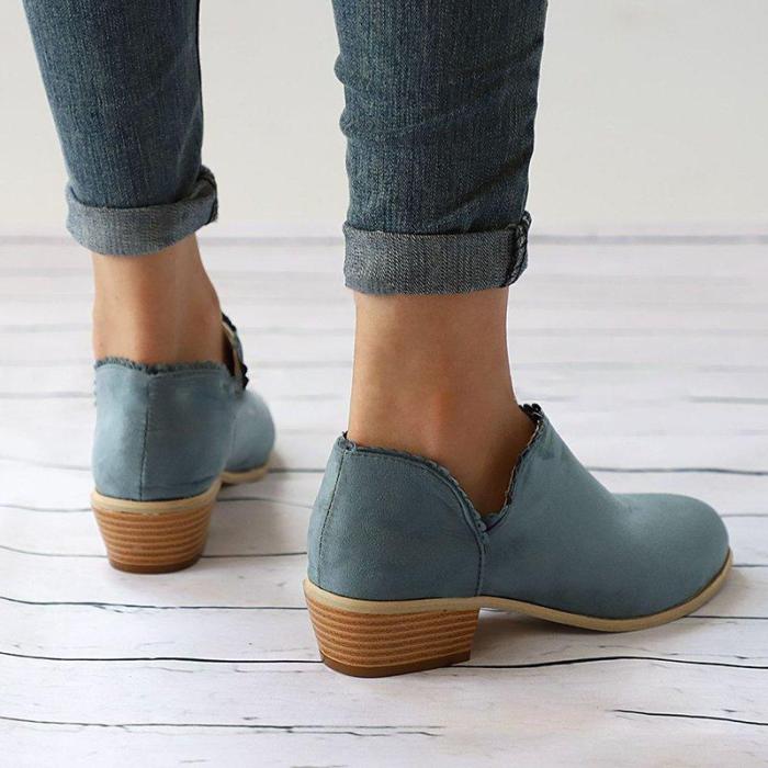 Women Booties Casual Slip On Comfort Plus Size Shoes