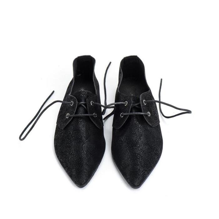 Women's Solid Color Pointed Soft   Flat Shoes