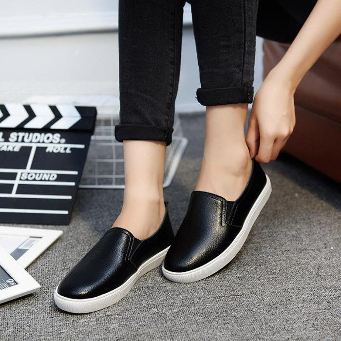 Sunmer shoes woman 2020 fashion high quality flat women sneakers casual comforthable solid color loafers female shoes flats