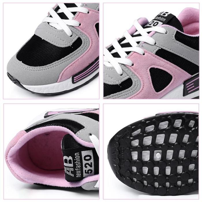 Women Nubuck Sneakers Casual Comfort Lace Up Shoes