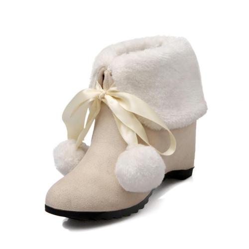 Women's Short Boots Increase Leisure Wedge Snow Boots