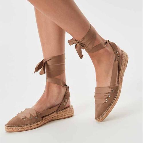 Cross Strap Flat Women's Casual Sandals