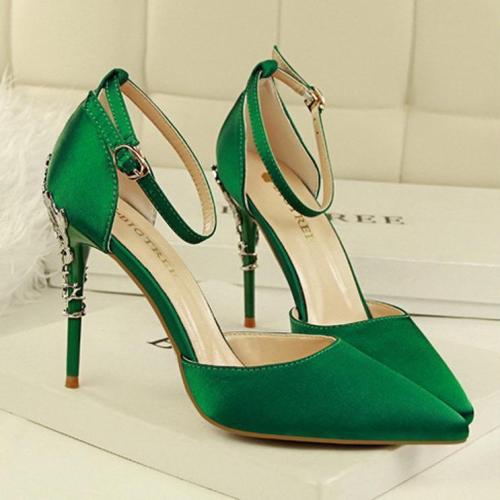 Fashion Shallow Pointed Tip Sandals Wedding Party Shoes